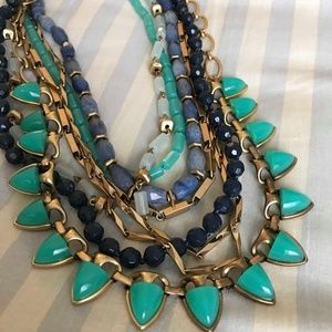 Stella and Dot Green Sutton Necklace